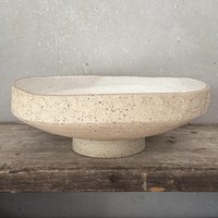 Obstschale Nordic Weiß-Beige Obstschale Nordic Weiß-Beige von sweetpotteryDE