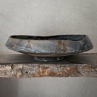 Obstschale Rustic Braunblau von sweetpotteryDE