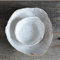 Schüssel Set Moon Weiß Hoch Schüssel Set Moon Weiß Hoch von sweetpotteryDE