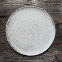 Servierplatte Kuchenplatte Rustic Weiß Servierplatte Kuchenplatte Rustic Weiß von sweetpotteryDE