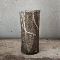 Vase Braun Hellgrau Vase Braun Hellgrau von sweetpotteryDE