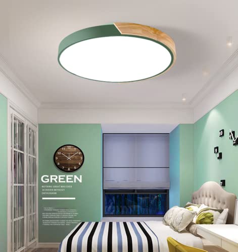 LED Holz Deckenleuchten Modern Schlafzimmer Deckenlampe Acryl küchenlampen 12W Gang Deckenbeleuchtung Badlampe Weißes Licht 6000K Flur Balkon Wohnzimmer eingang Ø23cm,Grün LED Holz Deckenleuchten Modern Schlafzimmer Deckenlampe Acryl küchenlampen 12W Gang Deckenbeleuchtung Badlampe Weißes Licht 6000K Flur Balkon Wohnzimmer eingang Ø23cm,Grün von SXYSXYSXY