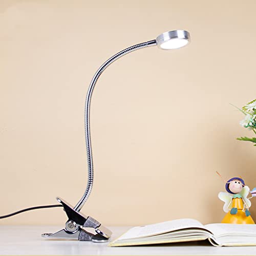 SXYSXYSXY Leselampe Schreibtischlampe LED Klemmlampe 5W Flexibles Klemmlicht 3 Farb & 10 Helligkeitsstufen USB Schwanenhals Klemmleuchte für Schlafzimmer Bett Augenpflege Büro Tischlampe,Silber SXYSXYSXY Leselampe Schreibtischlampe LED Klemmlampe 5W Flexibles Klemmlicht 3 Farb & 10 Helligkeitsstufen USB Schwanenhals Klemmleuchte für Schlafzimmer Bett Augenpflege Büro Tischlampe,Silber von SXYSXYSXY