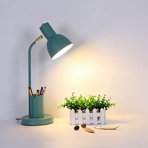 SXYSXYSXY Schreibtischlampe Nordic Modern Kinder Büro Augenschutz Leselampe Mit Stifthalter Verstellbare Metall Tischleuchte Tischlampe Schlafzimmer Nachttischlampe Nachtlampe E27*1,Grün SXYSXYSXY Schreibtischlampe Nordic Modern Kinder Büro Augenschutz Leselampe Mit Stifthalter Verstellbare Metall Tischleuchte Tischlampe Schlafzimmer Nachttischlampe Nachtlampe E27*1,Grün von SXYSXYSXY