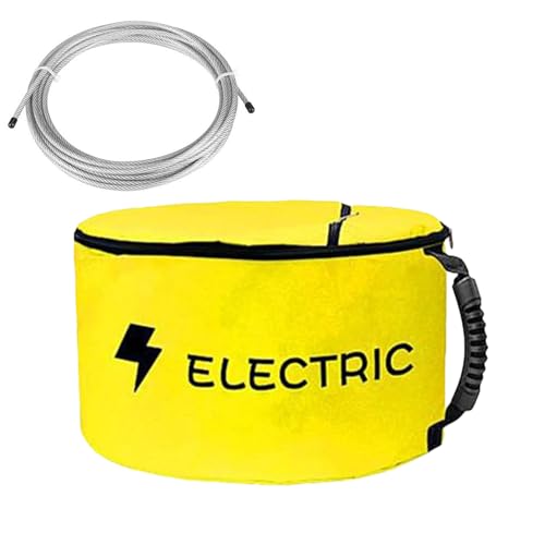 Auspuffrohrhalter | Wasserdichte Tasche für Rohre | Tragbarer Behälter mit doppeltem Reißverschluss für Elektrokabel und Werkzeuge von syayw