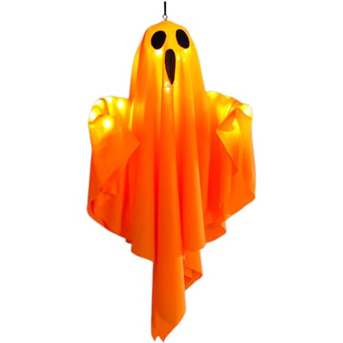 Halloween-Dekorationen - 3 Blinkmodi Outdoor Geisterdekoration | Aufhängbares Leuchtendes Geister-Halloween- | Gruselige Figuren, Ornamente Für Den Außenbereich, Für, Rasen, Hinterhof von syayw