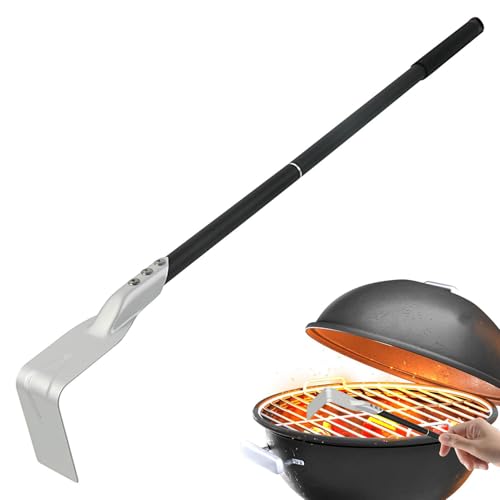 Holzkohle -Rake -Werkzeug - Silikon schweres BBQ Ash Poker für Pizza -Ofengrill | Aluminiumlegierung Grill Holzkohle Rührer | Pizza -Ofenreinigungsstange zum Entfernen der Asche -Asche Holzkohle -Rake -Werkzeug - Silikon schweres BBQ Ash Poker für Pizza -Ofengrill | Aluminiumlegierung Grill Holzkohle Rührer | Pizza -Ofenreinigungsstange zum Entfernen der Asche -Asche von syayw