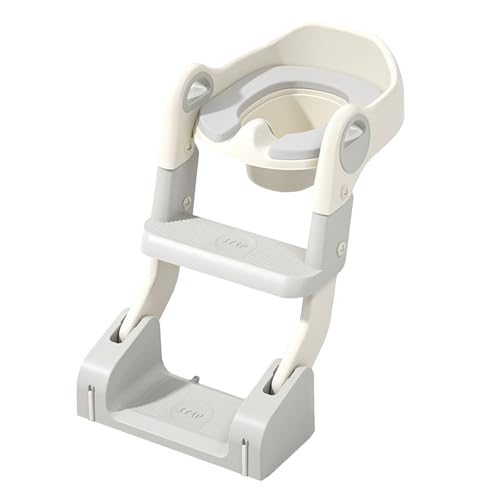 Verstellbarer, faltbarer Toilettensitz mit Anti-Rutsch-Basis – Baby-Töpfchen-Tritthocker für Zuhause und unterwegs | Rutschfester Kinder-Toilettentrainer für Badezimmer, Kinderzimmer, Auto Verstellbarer, faltbarer Toilettensitz mit Anti-Rutsch-Basis – Baby-Töpfchen-Tritthocker für Zuhause und unterwegs | Rutschfester Kinder-Toilettentrainer für Badezimmer, Kinderzimmer, Auto von syayw