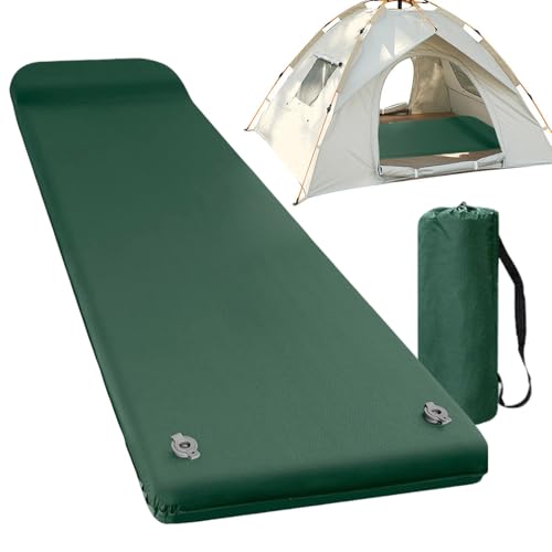 syayw Aufblasbare Isomatte - Camping Selbstaufblasend | Camping Isomatte Kleines Packmaß | Aufblasbare Schlafmatte Mit Fußpumpe | Weiche Schaumstoff-Campingmatratzenunterlage Für Reisen, syayw Aufblasbare Isomatte - Camping Selbstaufblasend | Camping Isomatte Kleines Packmaß | Aufblasbare Schlafmatte Mit Fußpumpe | Weiche Schaumstoff-Campingmatratzenunterlage Für Reisen, von syayw