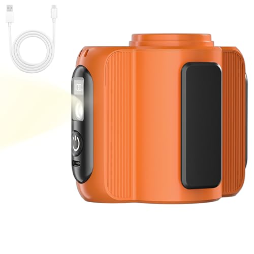 syayw Outdoor-Hemdventilator - Leichter USB Ventilator Mit Integrierter Beleuchtung | Perfekter Begleiter Für Rucksackreisen | Wiederaufladbare Klimaanlage Für Unterhemd & Arbeitskleidung syayw Outdoor-Hemdventilator - Leichter USB Ventilator Mit Integrierter Beleuchtung | Perfekter Begleiter Für Rucksackreisen | Wiederaufladbare Klimaanlage Für Unterhemd & Arbeitskleidung von syayw