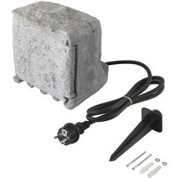 [GEBRAUCHT] Sygonix Sy 5050592 Gartensteckdose Grau Deko Steckdose Mit Schalter Steinoptik B-Ware von sygonix
