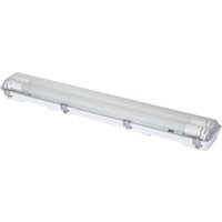 Sygonix - LED-Feuchtraum-Wannenleuchte T8 18 w Neutralweiß Grau von sygonix