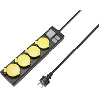 RF-4737806 Steckdosenleiste mit Schalter Schwarz, Gelb Schutzkontakt 1 St. - Sygonix RF-4737806 Steckdosenleiste mit Schalter Schwarz, Gelb Schutzkontakt 1 St. - Sygonix von sygonix