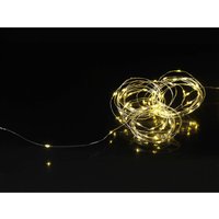 SY-4722038 Mini-Lichterkette Innen/Außen batteriebetrieben Anzahl Leuchtmittel 50 led Warm - Sygonix von sygonix
