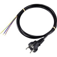 SY-5178372 Strom Anschlusskabel Schwarz 5 m - Sygonix von sygonix