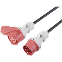 Sygonix - SY-5244050 Strom Verlängerungskabel 16 a Schwarz 10 m H07RN-F 5G 1,5 mm² witterungsbeständi von sygonix