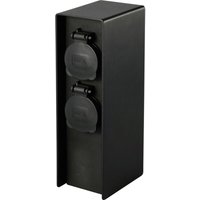 Sygonix - SY-6121658 Gartensteckdose 4fach Schwarz erhöhter Berührungsschutz, mit Erdspieß Sygonix - SY-6121658 Gartensteckdose 4fach Schwarz erhöhter Berührungsschutz, mit Erdspieß von sygonix