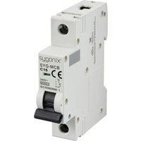 Sygonix - SY-6440982 syg-mcb 1P/C16/6KA Leitungsschutzschalter 1polig 16 a 240 v/ac Sygonix - SY-6440982 syg-mcb 1P/C16/6KA Leitungsschutzschalter 1polig 16 a 240 v/ac von sygonix