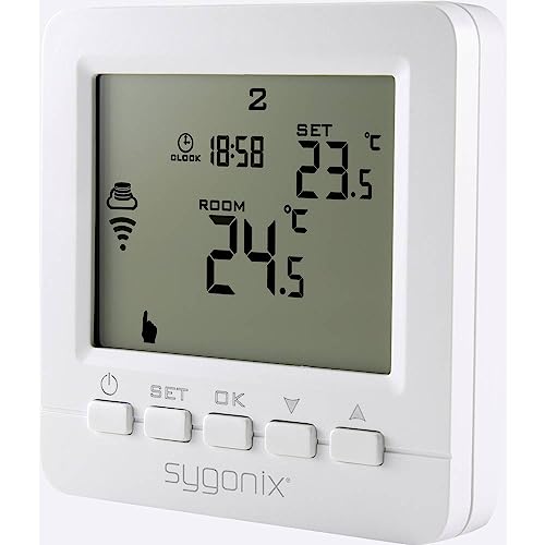 Sygonix SY-4500820 Funk-Raumthermostat Unterputz Wochenprogramm 1 St. Sygonix SY-4500820 Funk-Raumthermostat Unterputz Wochenprogramm 1 St. von sygonix