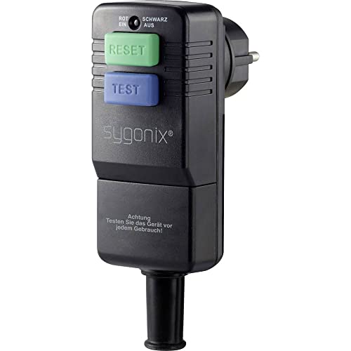 Sygonix SY-3779070 Personenschutz-Schalter 230 V Schwarz IP54 von sygonix