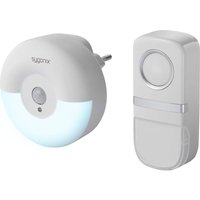 Sygonix SY-4510762 Funkklingel Komplett-Set batterielos, mit Blinklicht, mit Bewegungsmelder, mit Na von sygonix