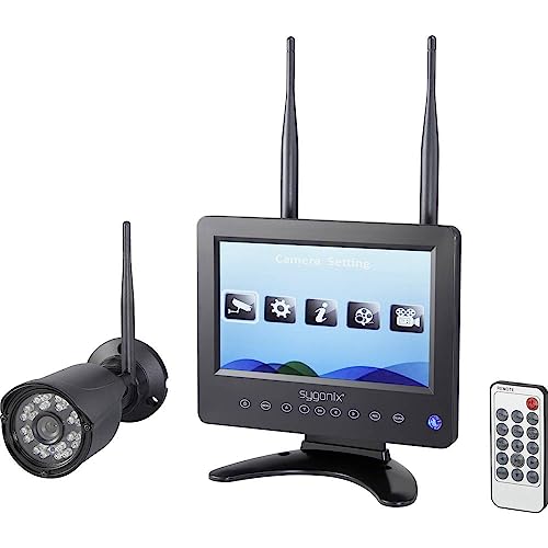 Sygonix SY-4548736 Funk-Überwachungskamera-Set 4-Kanal mit 1 Kamera 1280 x 720 Pixel 2.4 GHz von sygonix