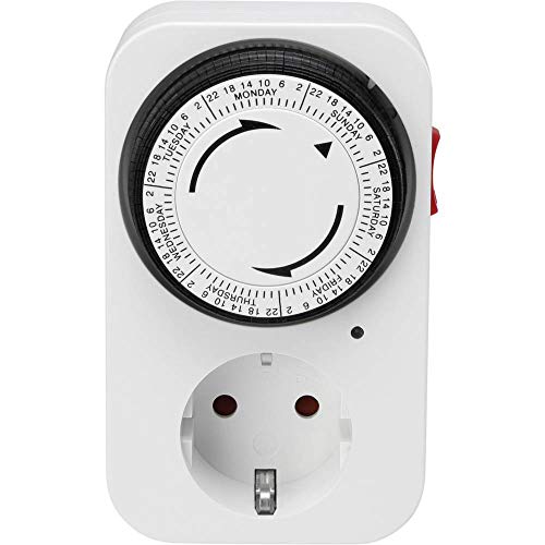 Sygonix SY-5045304 Steckdosen-Timer analog Wochenprogramm 3680W IP20 Dauerbetrieb von sygonix