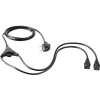 Sygonix - SY-5178378 Kaltgeräte Y-Kabel Schwarz 2 m Sygonix - SY-5178378 Kaltgeräte Y-Kabel Schwarz 2 m von sygonix