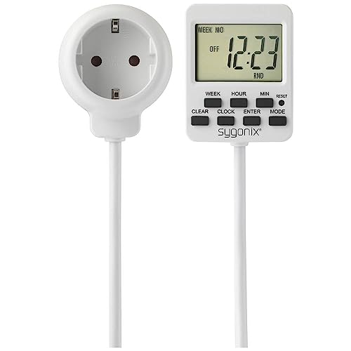 Sygonix SY-5178380 Zeitschaltuhr digital Wochenprogramm 3500 W Countdown-Funktion, Dauerbetrieb, Programmierfunktion, Z Sygonix SY-5178380 Zeitschaltuhr digital Wochenprogramm 3500 W Countdown-Funktion, Dauerbetrieb, Programmierfunktion, Z von sygonix