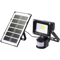 SY-5461108 Solar-Spot mit Bewegungsmelder 10 w Neutralweiß Schwarz - Sygonix von sygonix