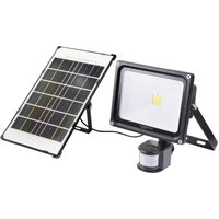 Sygonix SY-5461110 Solar-Spot mit Bewegungsmelder 30 W Neutralweiß Schwarz von sygonix