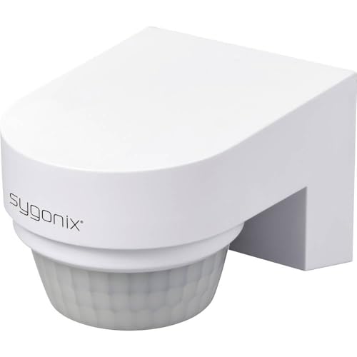 Sygonix SY-6733030 Wand-Aufputz PIR Bewegungsmelder 240° Relais weiß IP65 von sygonix