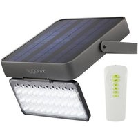 Sygonix Solar-Wandstrahler mit Bewegungsmelder SY-5176608 SMD LED 15W Kaltweiß Grau-Schwarz von sygonix