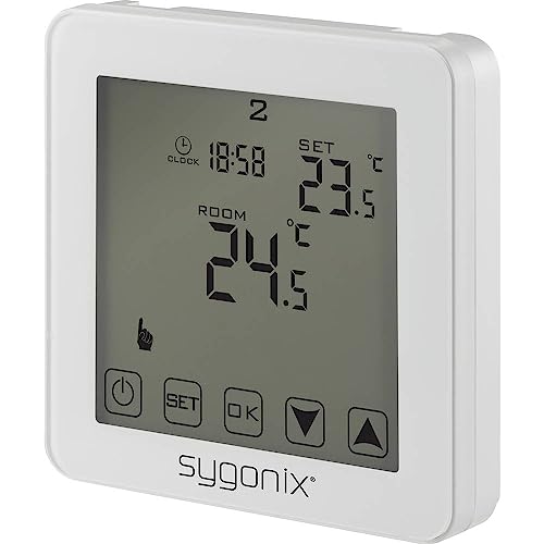 Sygonix SY-4961570 Touch 2 Raumthermostat Unterputz Wochenprogramm 1 St. Sygonix SY-4961570 Touch 2 Raumthermostat Unterputz Wochenprogramm 1 St. von sygonix
