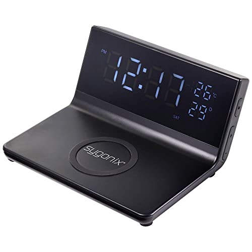 sygonix Ladestation Alarm Clock with Wireless Charger SY-5459860 von sygonix