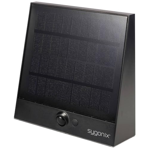 sygonix SY-5801970 Solar-Außenwandleuchte mit Bewegungsmelder LED LED fest eingebaut 2 W Anthrazit-Grau von sygonix