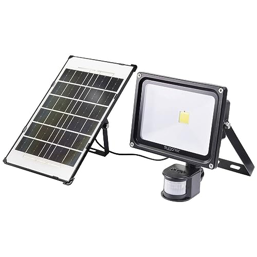 sygonix Solar-Spot mit Bewegungsmelder SY-5461110 Leistung: 30 W Neutralweiß von sygonix