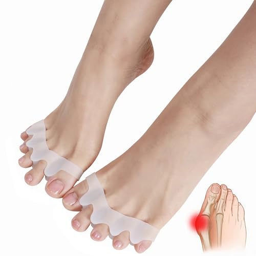 syiyunran Hallux Valgus Korrektor - weiß 2pcs Hallux Valgus Korrektor Hallux Valgus Korrektor, Socken Entlastung Des Ballenzeh Rutschfester Fersenriemen Waschbar Unisex Korrektur Und Zehenspreizer syiyunran Hallux Valgus Korrektor - weiß 2pcs Hallux Valgus Korrektor Hallux Valgus Korrektor, Socken Entlastung Des Ballenzeh Rutschfester Fersenriemen Waschbar Unisex Korrektur Und Zehenspreizer von syiyunran