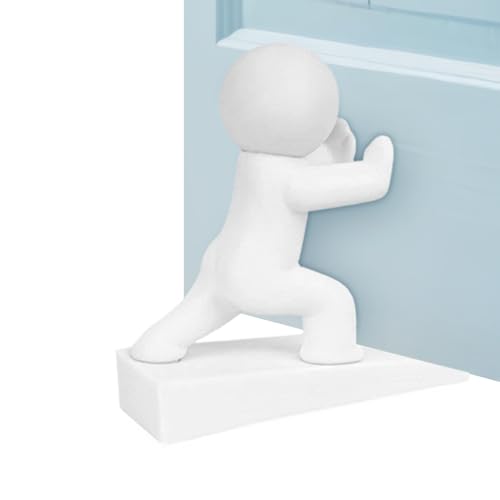 Dekorative Türstopper - lustiges Figurkeil Design | Langlebiger, rutscher, kompakter Build | Ideal für Zuhause, Wohnung, Garage, Hotel, Wohnheim, Wohnzimmer, Schlafzimmer, Arbeitsplatzentür halten von szaluyk