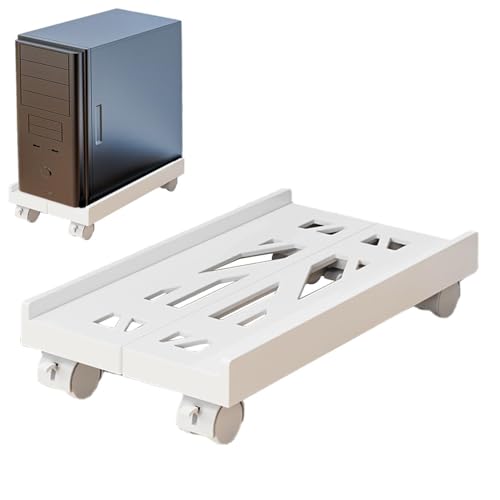 Desktop-PC-Tower-Ständer, verstellbare CPU-Basis mit rollenden Rädern, robuster mobiler Wagen für Computergehäuse, Aufbewahrungslösung, passend für alle Turmgrößen Desktop-PC-Tower-Ständer, verstellbare CPU-Basis mit rollenden Rädern, robuster mobiler Wagen für Computergehäuse, Aufbewahrungslösung, passend für alle Turmgrößen von szaluyk