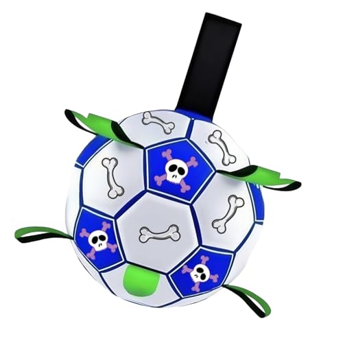 Fußball Für Hund - Welpen Hütefußball Interaktiv | Zerrspiel Spielzeug Für Garten Park - Für Rasen Garten Außenbereich Kleine Mittelgroße Große Hunderassen Fußball Für Hund - Welpen Hütefußball Interaktiv | Zerrspiel Spielzeug Für Garten Park - Für Rasen Garten Außenbereich Kleine Mittelgroße Große Hunderassen von szaluyk