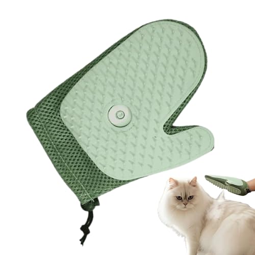 Haustierpflegehandschuh zur Haarentfernung - Elektrostatischer wiederverwendbarer Mittschuh für Hundevergossen und Reinigung | Ideal zum Baden, Sofa, Autos innen, Möbel und Alltagsgebrauch von szaluyk
