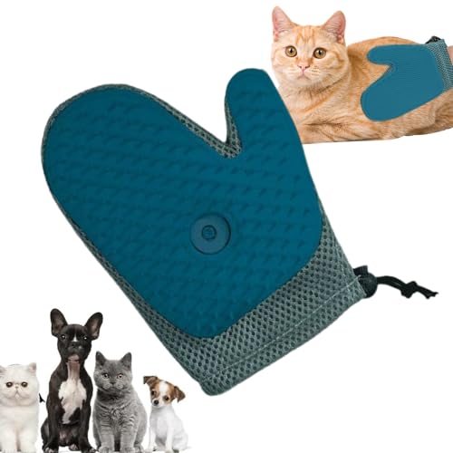Haustierpflegehandschuh zur Haarentfernung - Elektrostatischer wiederverwendbarer Mittschuh für Hundevergossen und Reinigung | Ideal zum Baden, Sofa, Autos innen, Möbel und Alltagsgebrauch Haustierpflegehandschuh zur Haarentfernung - Elektrostatischer wiederverwendbarer Mittschuh für Hundevergossen und Reinigung | Ideal zum Baden, Sofa, Autos innen, Möbel und Alltagsgebrauch von szaluyk