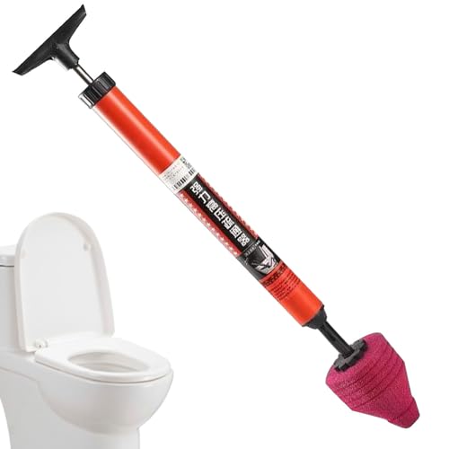 Hochdruck -Toilette Entsperren Einen Schuss | Toilettenkolben | Tauchwerkzeug -Toilettenstamm Mit Griff | Hochdruckleitungswerkzeug | Luftabfluss Clog -Entfernung | Toilettenrohrkole Für Toilette, Ver von szaluyk