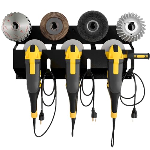 Winkelscheidehalter Wandmontage | Stahlgrinderständer | Elektrowerkzeug Organizer Rack | Wwall racck für Anglle Grindder | Cutter Politurer Speicher | Heavy-Sourt Tooll Mounnt | Garagen -Workshop -Ver von szaluyk