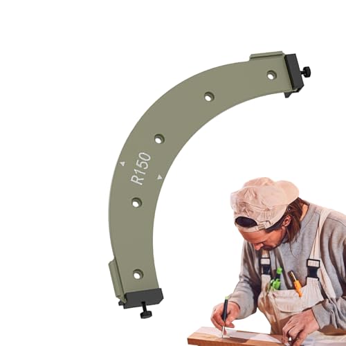 szaluyk Ecke Routing Guide, präzise Eckrouter -Vorlagen | Interne und Externe leichte Routing -Trimmholzbearbeitung runder Eckradius -Vorlagen für Heimprojekte 135G von szaluyk