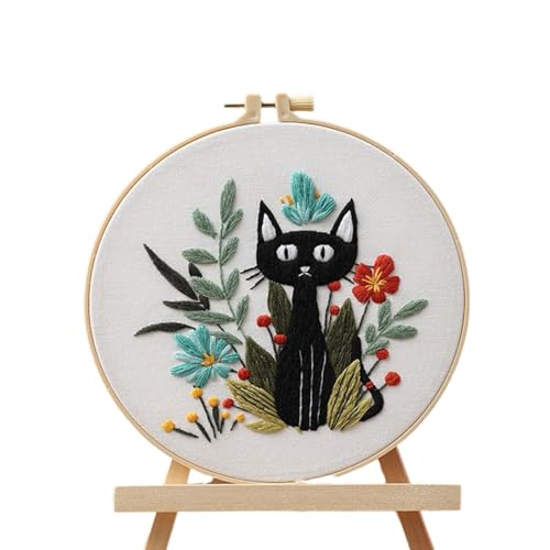 szaluyk Katzen Stickerei Set,Gestempeltes Katzen Stickpackung Für Anfänger - Handgefertigtes Stick-Set Für Frauen Enthusiasten Wohnungswarming Geburtstag Weihnachten Heimdekoration Projekte szaluyk Katzen Stickerei Set,Gestempeltes Katzen Stickpackung Für Anfänger - Handgefertigtes Stick-Set Für Frauen Enthusiasten Wohnungswarming Geburtstag Weihnachten Heimdekoration Projekte von szaluyk