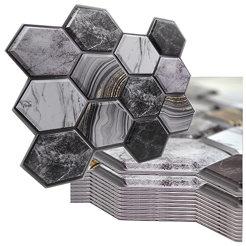 10 Stück 3D Wandpaneele selbstklebend （11.8x11.8" ）3d Tapete 3d Wallpaper Selbstklebende Wandpaneele für PVC Tapeten Wasserdichte PE Schaum Wohnzimmer Schlafzimmer Wanddekoration von szdianhai