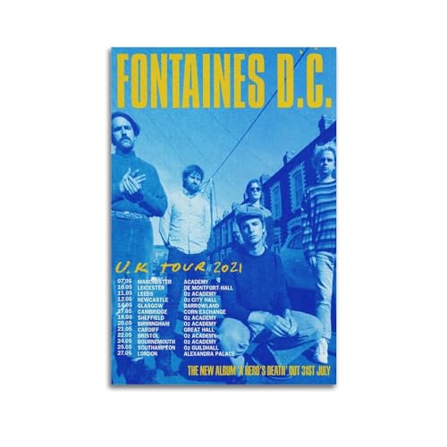 Szzmyo Fontaines D.C. Poster "A Hero's Death Album", dekoratives Gemälde, moderne ästhetische Leinwandposter, Schlafzimmer, Kunst, Wohnzimmer, Dekoration, Poster, 30 x 45 cm, ungerahmter Stil Szzmyo Fontaines D.C. Poster "A Hero's Death Album", dekoratives Gemälde, moderne ästhetische Leinwandposter, Schlafzimmer, Kunst, Wohnzimmer, Dekoration, Poster, 30 x 45 cm, ungerahmter Stil von szzmyo