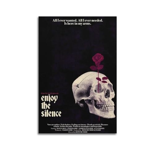 Szzmyo Depeche Mode Poster "Enjoy The Silence", dekoratives Gemälde, modernes ästhetisches Leinwandposter, Schlafzimmer, Kunst, Wohnzimmer, Dekoration, Poster, 20 x 30 cm, ungerahmter Stil Szzmyo Depeche Mode Poster "Enjoy The Silence", dekoratives Gemälde, modernes ästhetisches Leinwandposter, Schlafzimmer, Kunst, Wohnzimmer, Dekoration, Poster, 20 x 30 cm, ungerahmter Stil von szzmyo